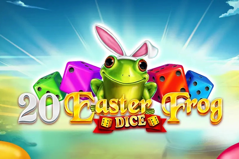 00628 easter frog dice